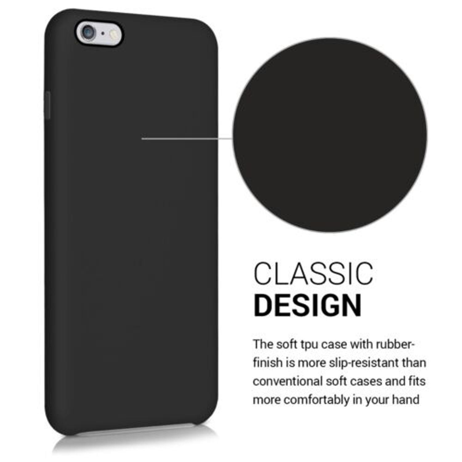 Husa pentru Apple iPhone 6 Plus/iPhone 6s Plus, Silicon, Negru, 40841.01 fotografia produsului View 7 L