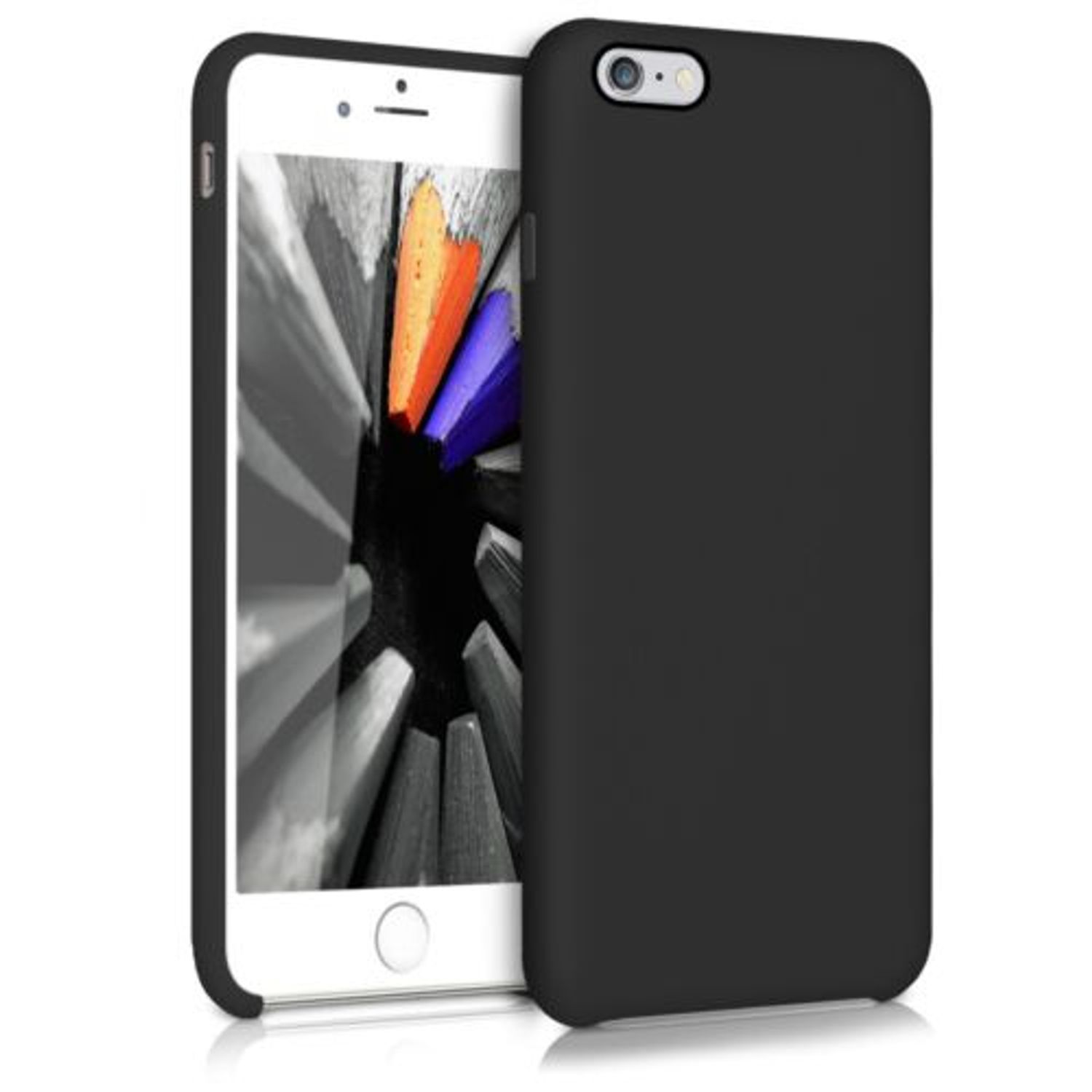 Husa pentru Apple iPhone 6 Plus/iPhone 6s Plus, Silicon, Negru, 40841.01 fotografia produsului