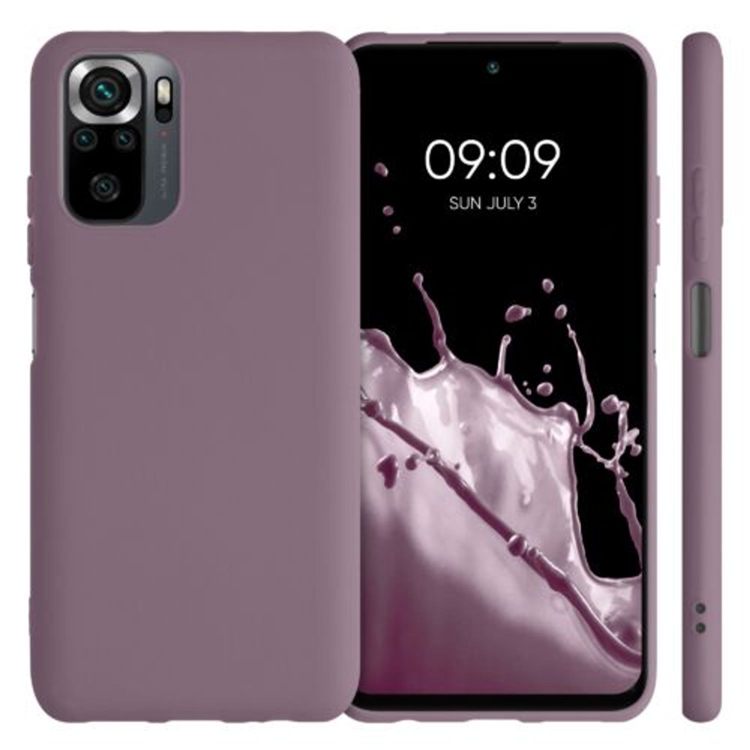 Husa pentru Xiaomi Redmi Note 10/Redmi Note 10S, Silicon, Mov, 54541.181 fotografia produsului View 8 L