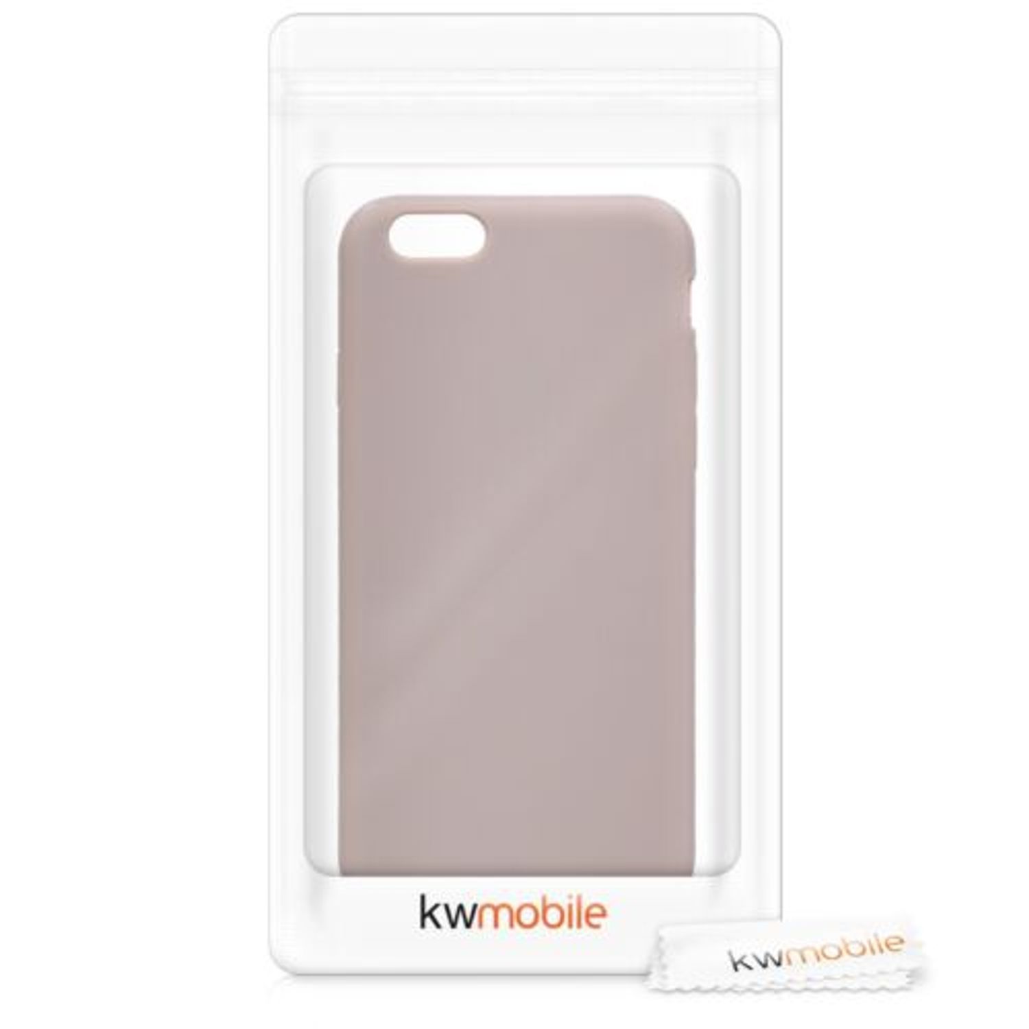 Husa pentru Apple iPhone 6/iPhone 6s, Silicon, Crem, 35176.96 fotografia produsului View 10 L