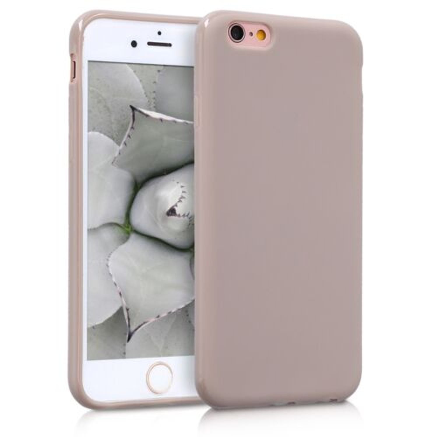 Husa pentru Apple iPhone 6/iPhone 6s, Silicon, Crem, 35176.96 fotografia produsului View 16 L