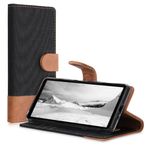 Husa pentru Sony Xperia 10 III, Textil, Negru, 55131.01 fotografia produsului View 2 S