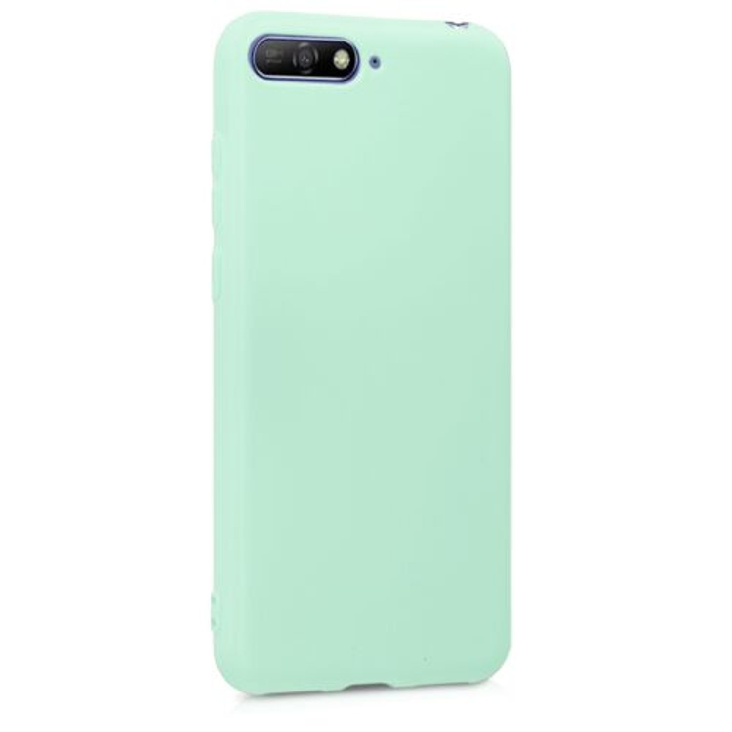 Husa pentru Huawei Y6 (2018), Silicon, Verde, 44878.50 fotografia produsului View 8 L