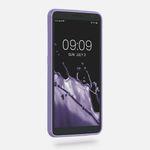 Husa pentru Alcatel 1B (2020), Silicon, Mov, 51516.222, Kwmobile fotografia produsului View 3 S