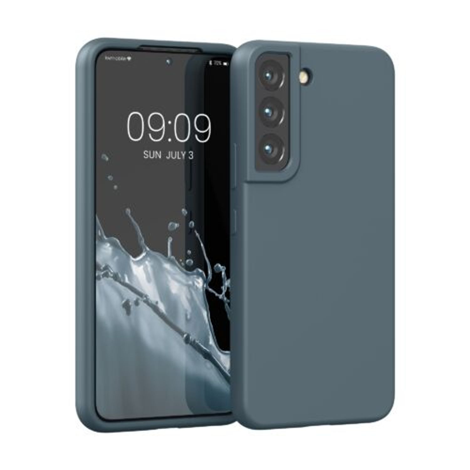 Husa pentru Samsung Galaxy S22, Silicon, Verde, 56756.202, Kwmobile fotografia produsului