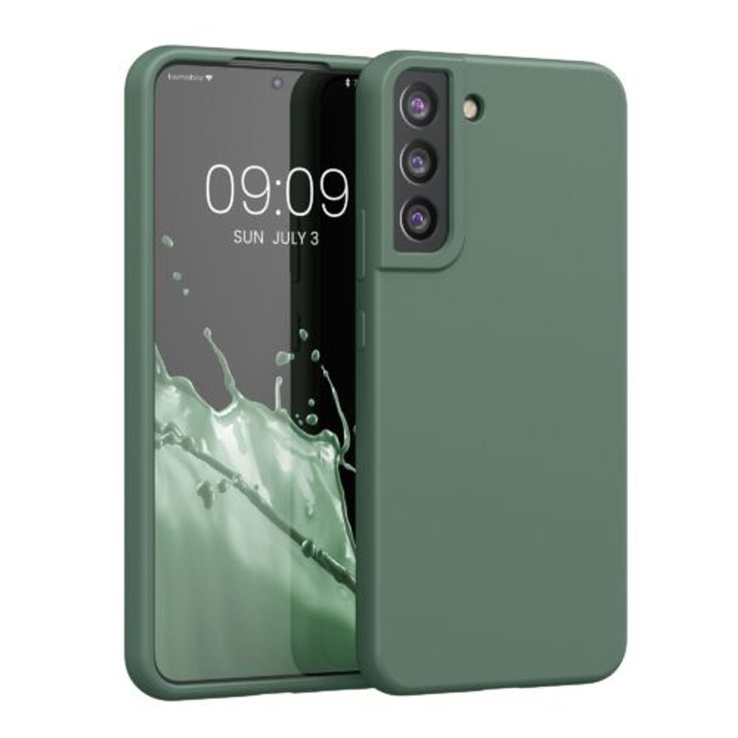 Husa pentru Samsung Galaxy S22 Plus, Silicon, Verde, 56761.166, Kwmobile fotografia produsului