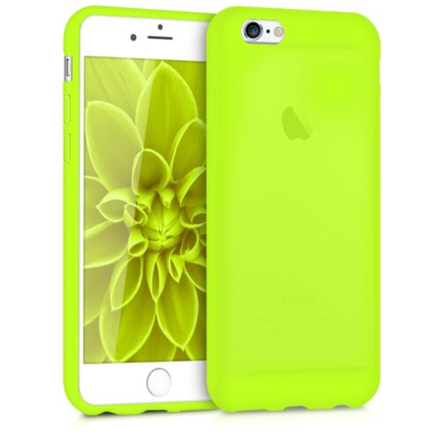 Husa pentru Apple iPhone 6/iPhone 6s, Silicon, Galben, 43410.75 fotografia produsului