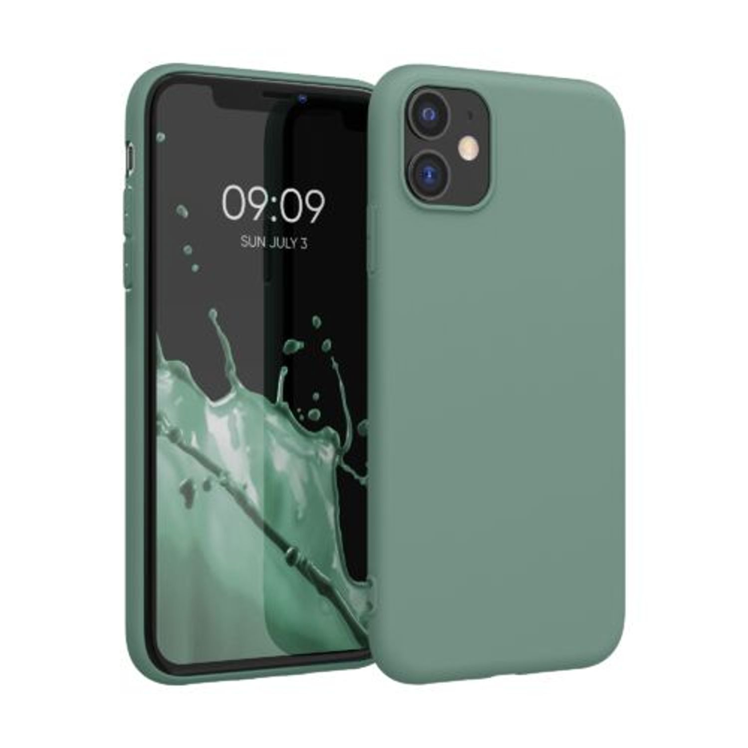 Husa pentru Apple iPhone 11, Silicon, Verde, 49787.166, Kwmobile fotografia produsului