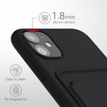 Husa pentru Apple iPhone 11, Silicon, Negru, 55114.01, Kwmobile fotografia produsului View 4 S