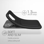 Husa pentru Apple iPhone 11, Silicon, Negru, 55114.01, Kwmobile fotografia produsului View 3 S