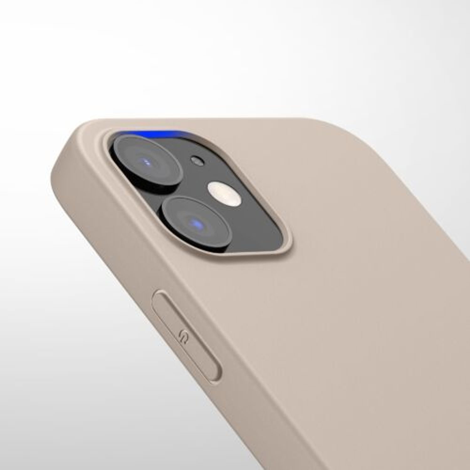 Husa pentru Apple iPhone 12/iPhone 12 Pro, Silicon, Crem, 53938.96, Kwmobile fotografia produsului View 7 L