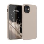 Husa pentru Apple iPhone 12/iPhone 12 Pro, Silicon, Crem, 53938.96, Kwmobile fotografia produsului