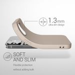 Husa pentru Apple iPhone 12/iPhone 12 Pro, Silicon, Crem, 53938.96, Kwmobile fotografia produsului View 4 S