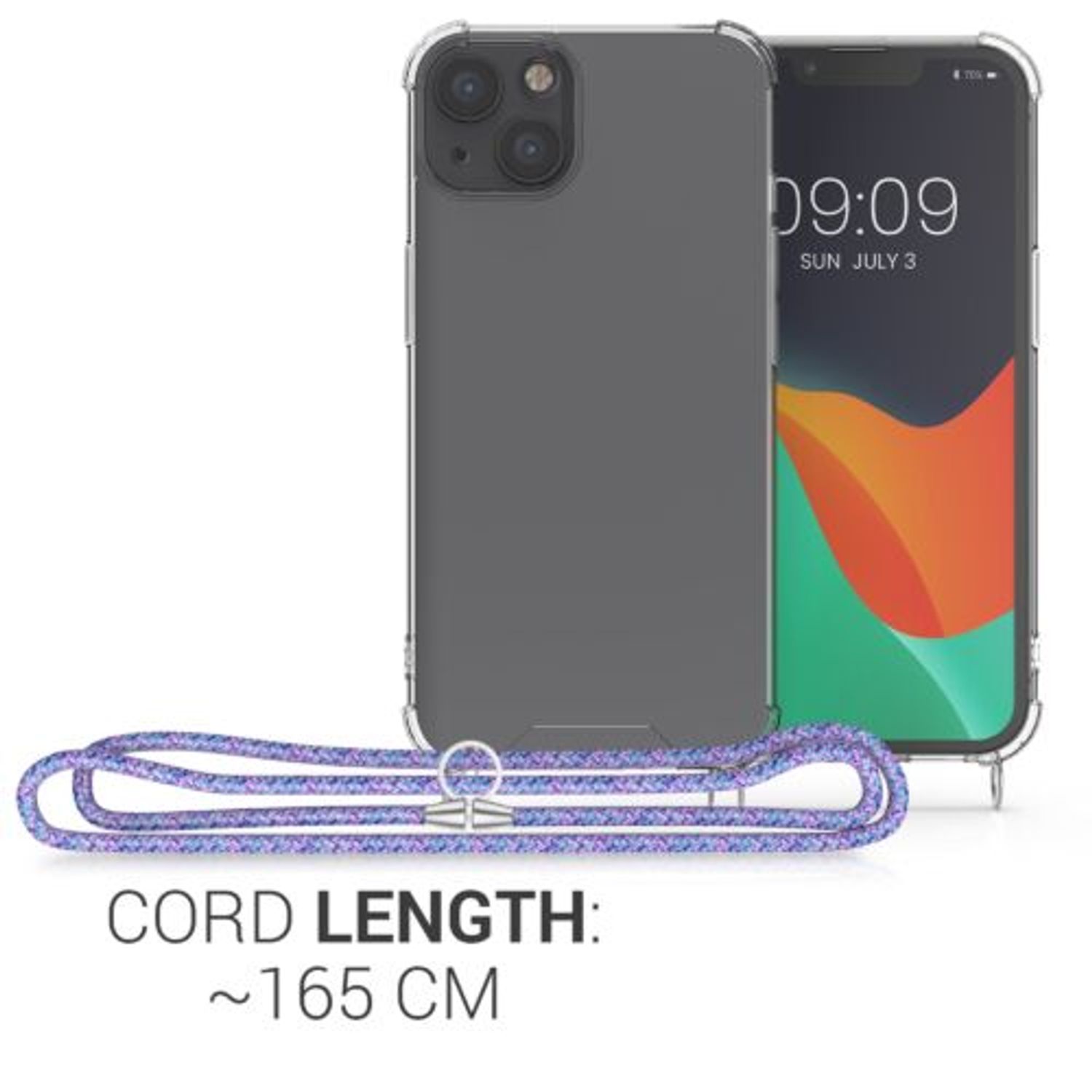Husa pentru Apple iPhone 13, Silicon, Transparent, 55949.108, Kwmobile fotografia produsului View 4 L
