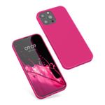 Husa pentru Apple iPhone 13 Pro Max, Silicon, Roz, 55970.77, Kwmobile fotografia produsului View 8 S