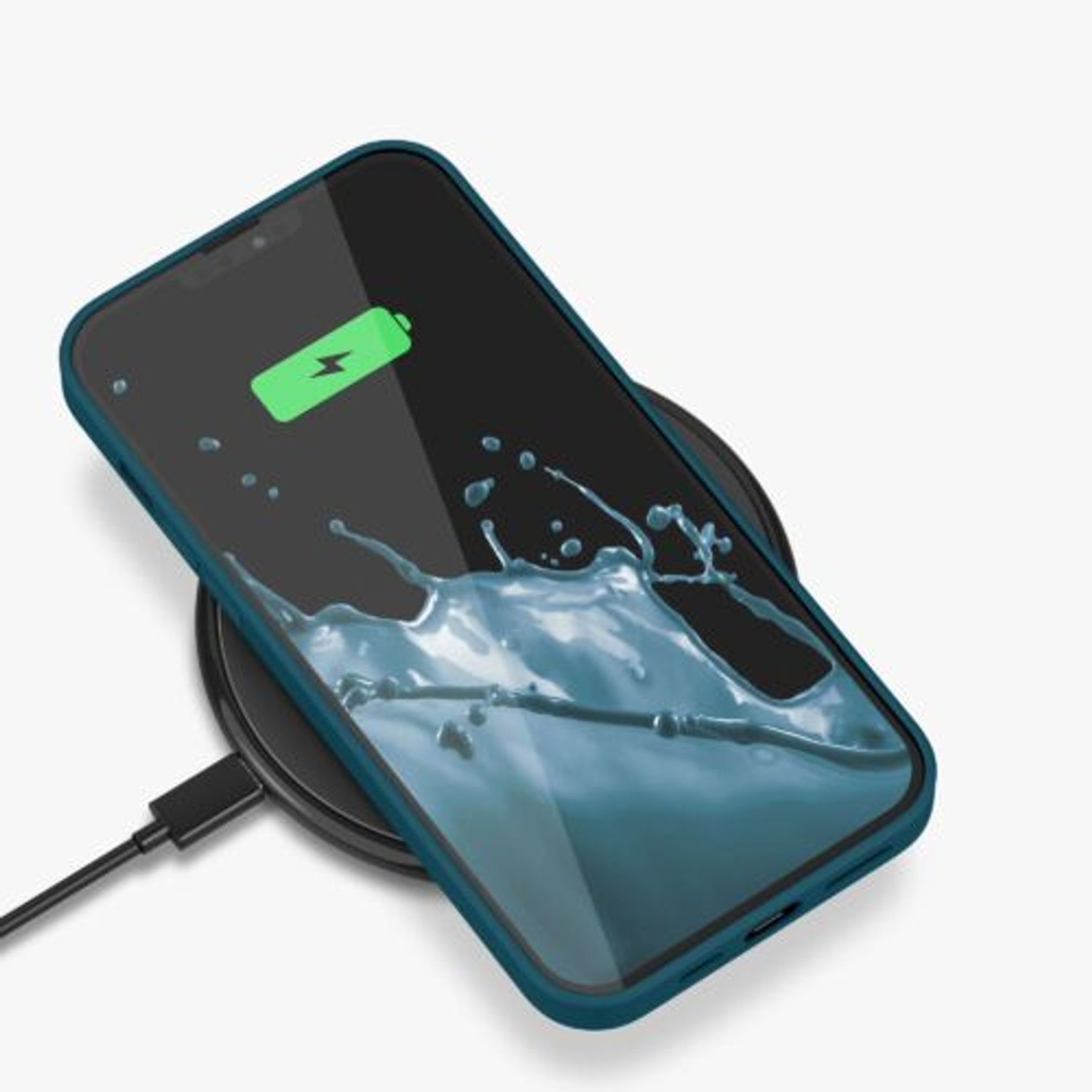 Husa pentru Apple iPhone 13 Pro Max, Silicon, Verde, 55975.57, Kwmobile fotografia produsului View 7 L