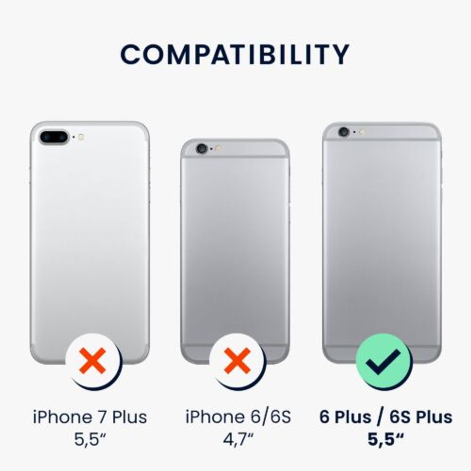 Husa pentru Apple iPhone 6 Plus/iPhone 6s Plus, Silicon, Verde, 56274.23, Kwmobile fotografia produsului View 6 L