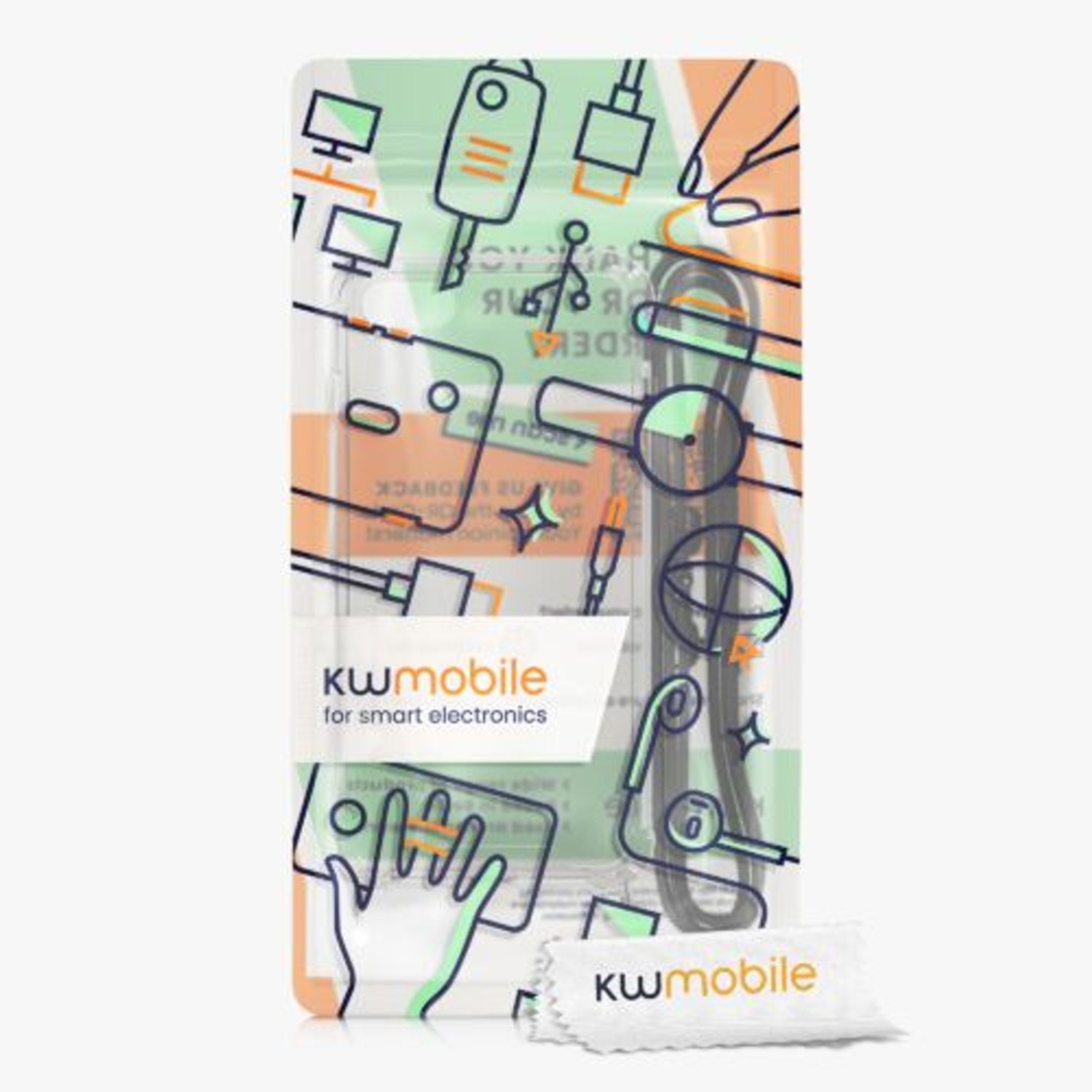 Husa pentru Apple iPhone 8/iPhone 7/iPhone SE 2, Silicon, Transparent, 48674.01, Kwmobile fotografia produsului View 2 L