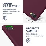 Husa pentru Apple iPhone 8/iPhone 7/iPhone SE 2, Silicon, Rosu, 49979.187, Kwmobile fotografia produsului View 9 S