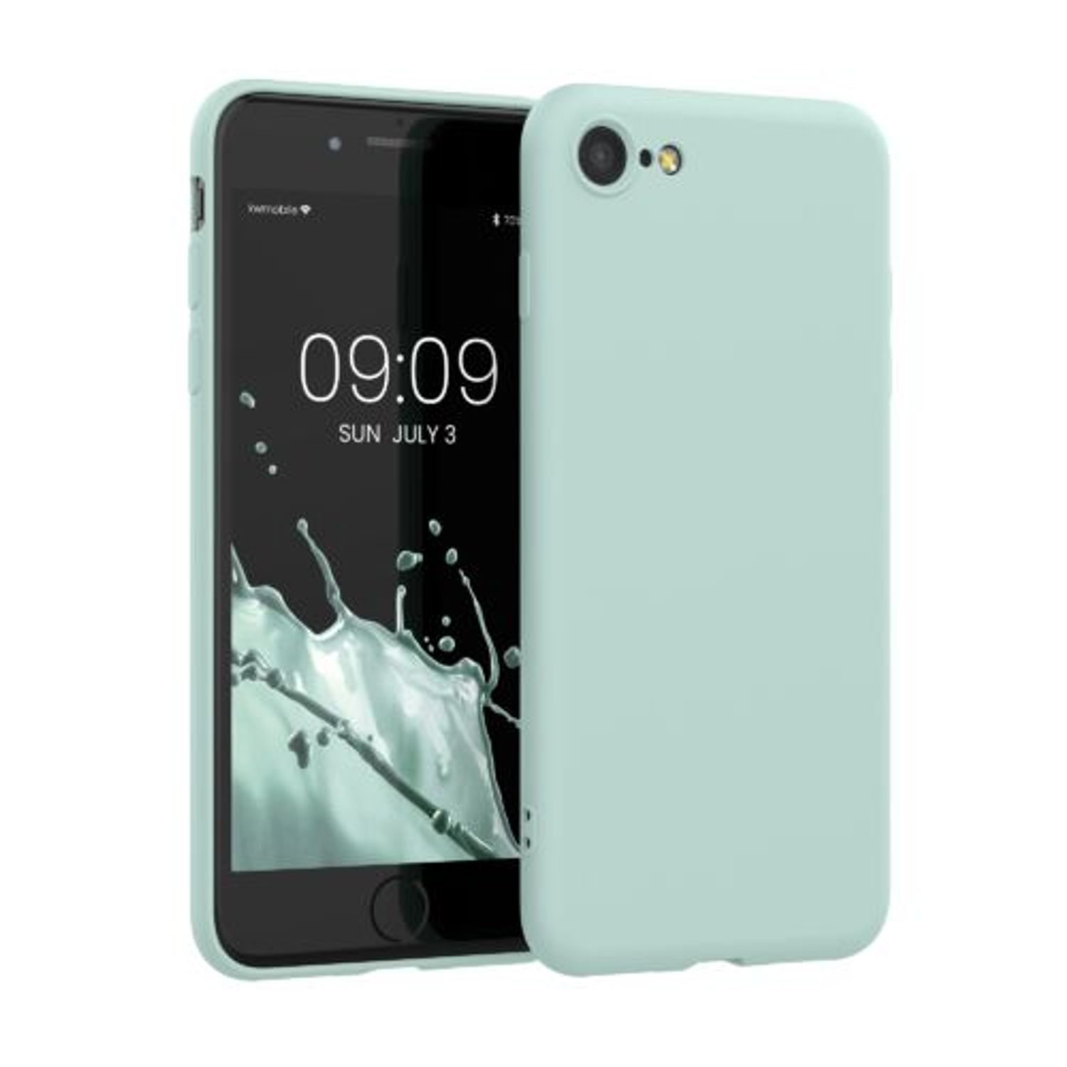 Husa pentru Apple iPhone 8/iPhone 7/iPhone SE 2, Silicon, Verde, 49979.200, Kwmobile fotografia produsului