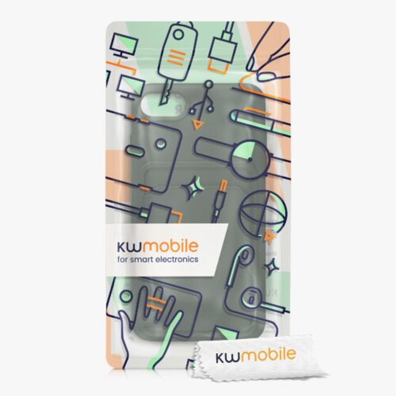 Husa pentru Apple iPhone 8/iPhone 7/iPhone SE 2, Silicon, Verde, 55117.80, Kwmobile fotografia produsului View 7 L