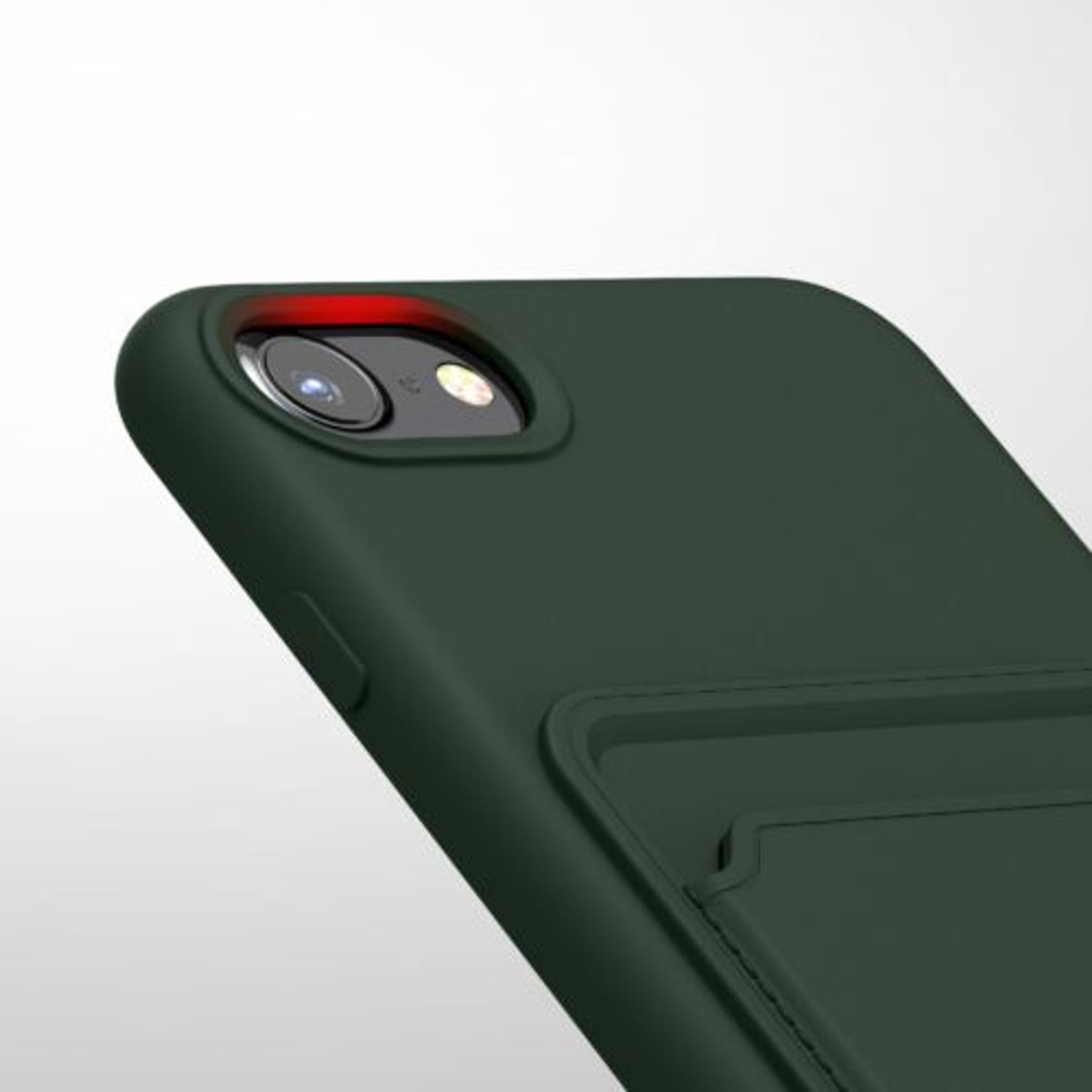 Husa pentru Apple iPhone 8/iPhone 7/iPhone SE 2, Silicon, Verde, 55117.80, Kwmobile fotografia produsului View 9 L