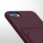 Husa pentru Apple iPhone 8/iPhone 7/iPhone SE 2, Silicon, Violet, 55117.190, Kwmobile fotografia produsului View 5 S