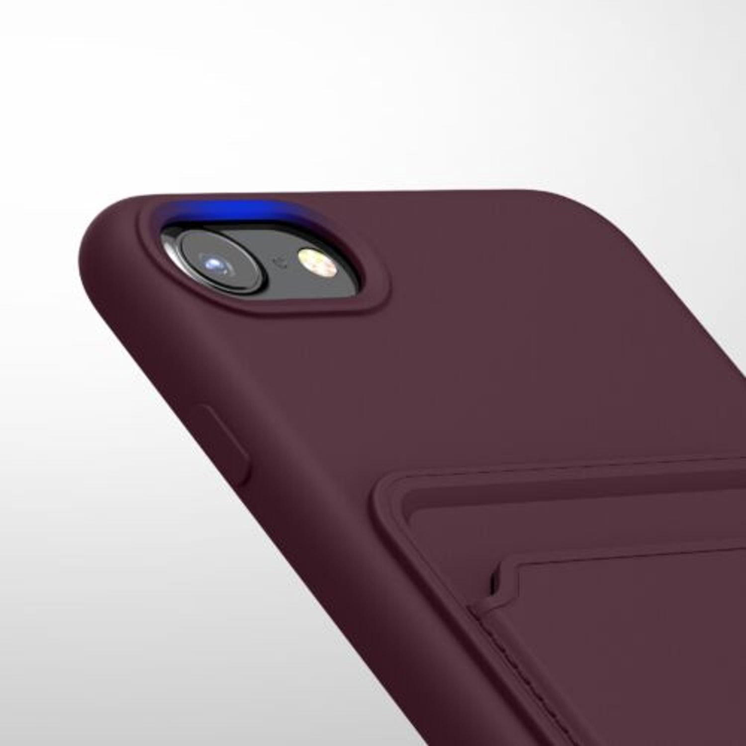 Husa pentru Apple iPhone 8/iPhone 7/iPhone SE 2, Silicon, Violet, 55117.190, Kwmobile fotografia produsului View 5 L