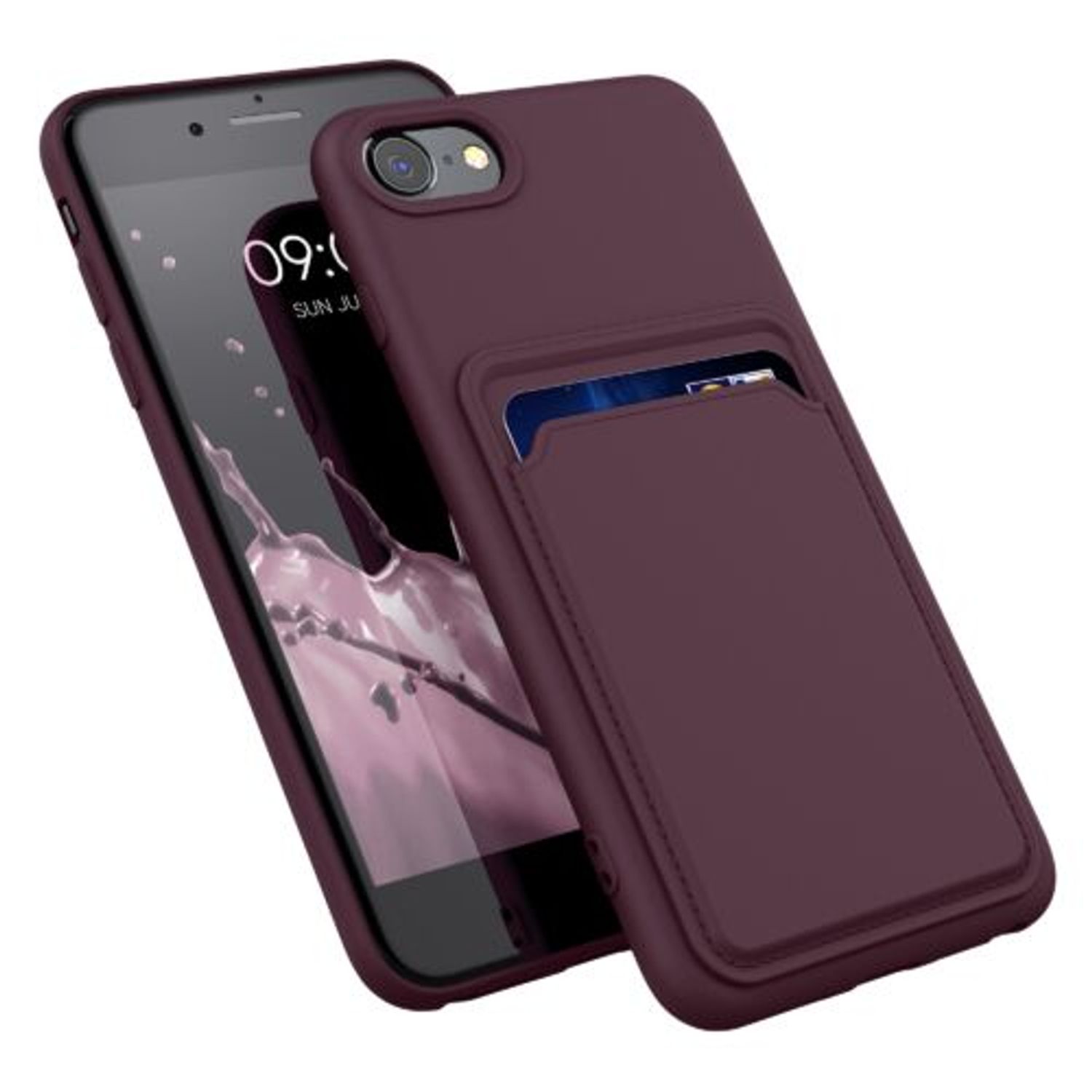 Husa pentru Apple iPhone 8/iPhone 7/iPhone SE 2, Silicon, Violet, 55117.190, Kwmobile fotografia produsului