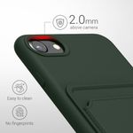 Husa pentru Apple iPhone 8/iPhone 7/iPhone SE 2, Silicon, Verde, 55117.80, Kwmobile fotografia produsului View 6 S