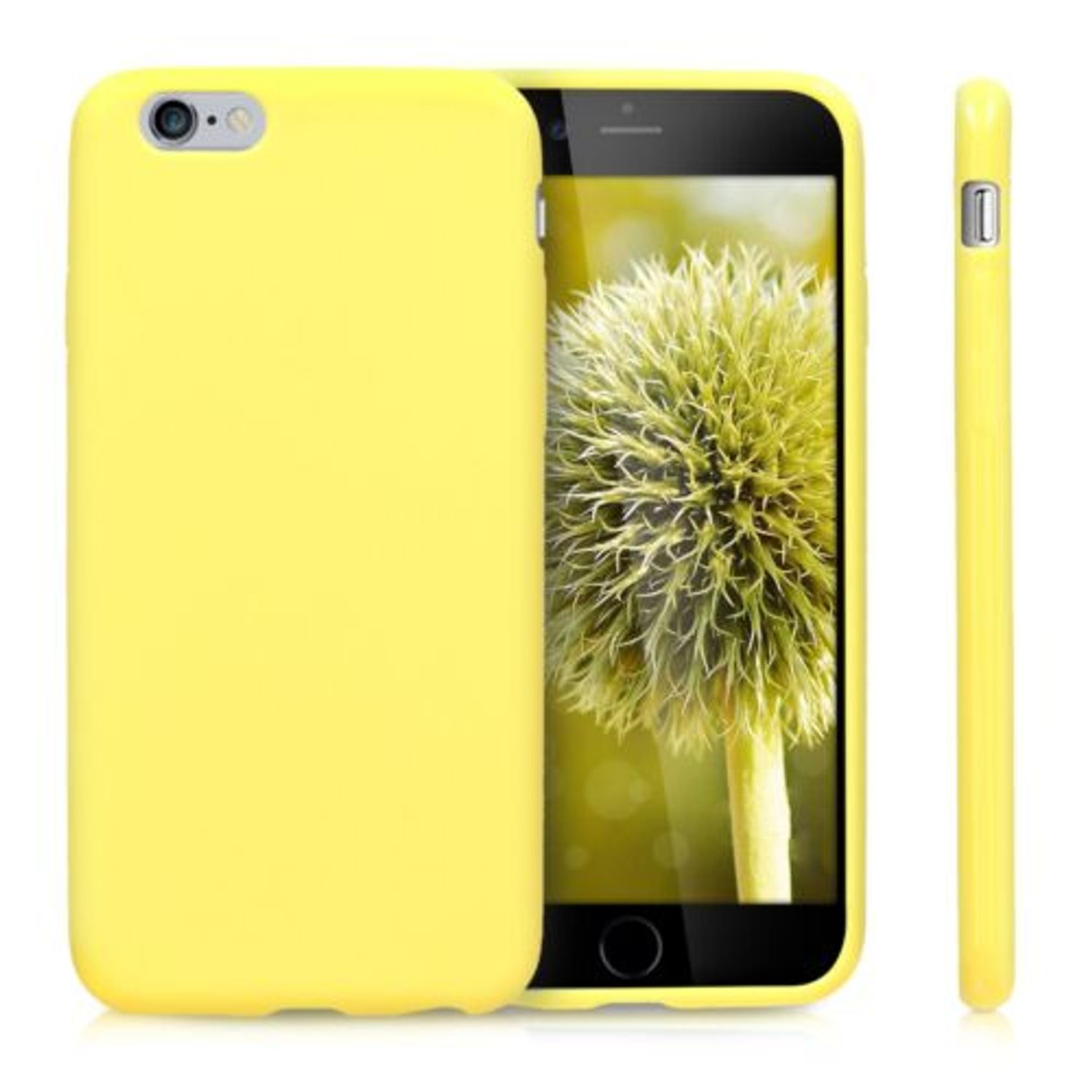 Husa pentru Apple iPhone 6/iPhone 6s, Silicon, Galben, 35176.30 fotografia produsului View 2 L