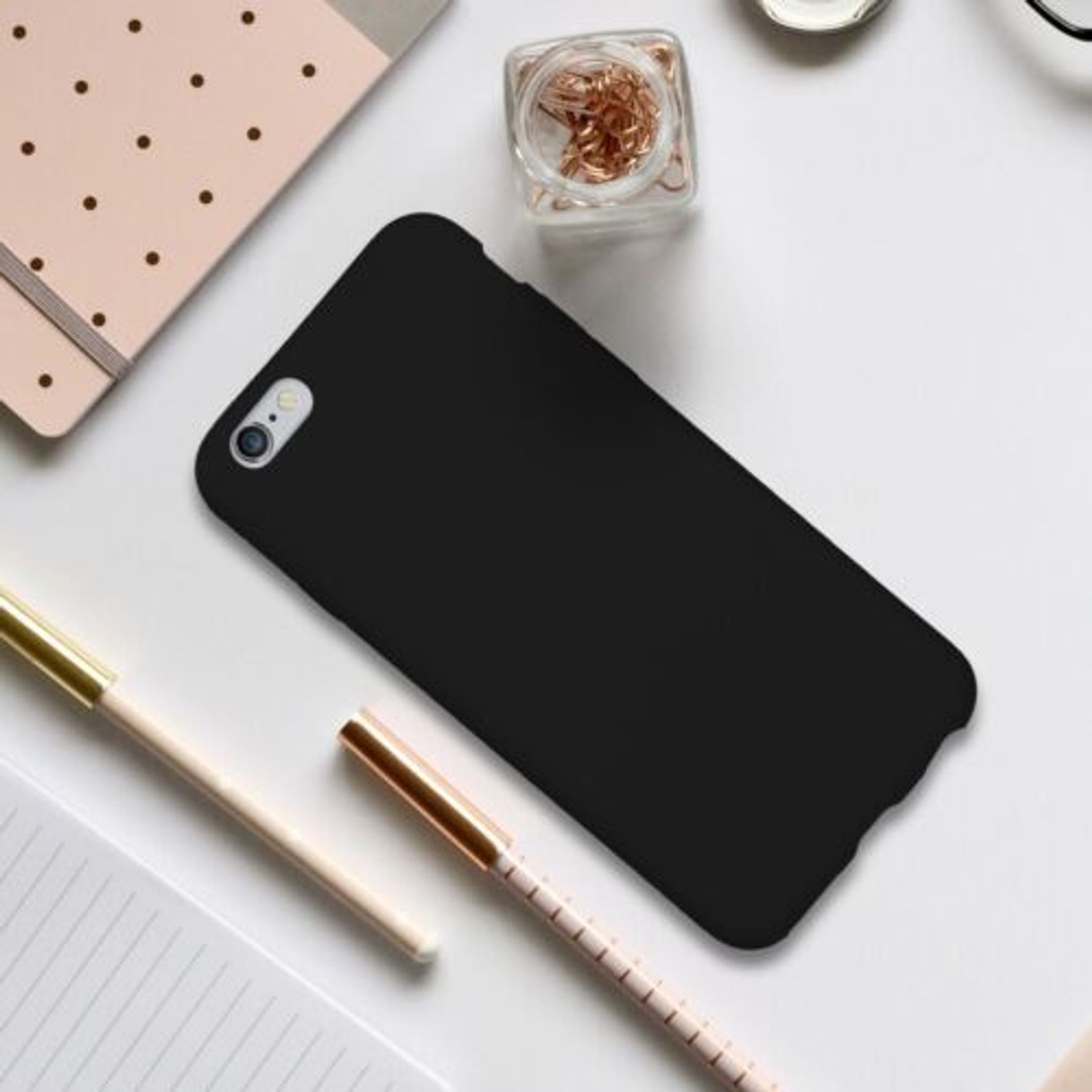 Husa pentru Apple iPhone 6/iPhone 6s, Silicon, Negru, 35176.01 fotografia produsului View 6 L