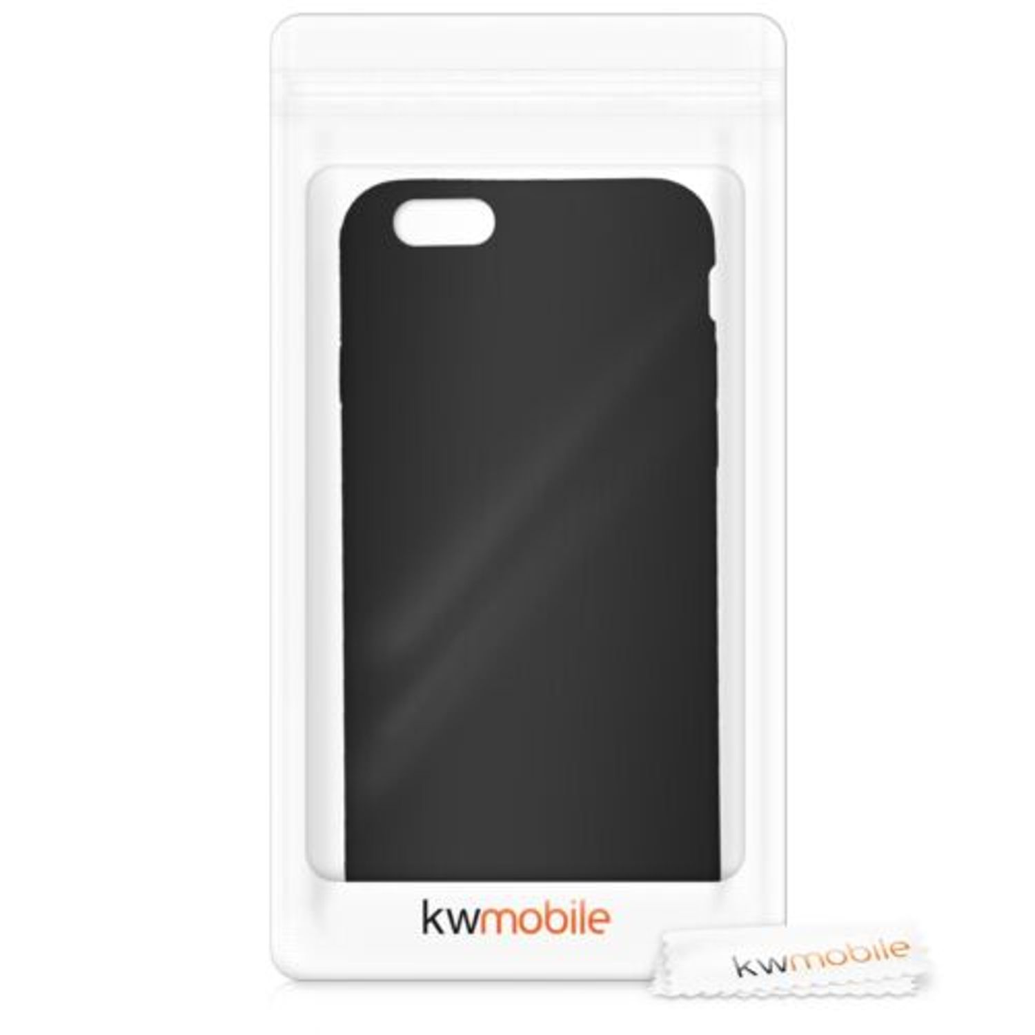 Husa pentru Apple iPhone 6/iPhone 6s, Silicon, Negru, 35176.01 fotografia produsului View 2 L