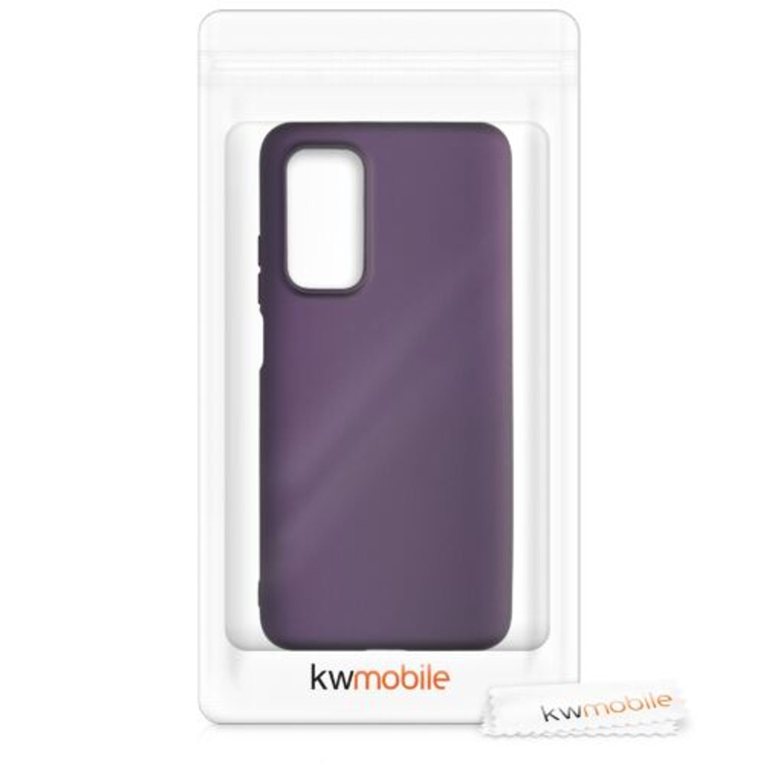 Husa pentru Xiaomi Mi 10T/Mi 10T Pro, Silicon, Mov, 53619.115, Kwmobile fotografia produsului View 7 L