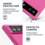 Husa pentru Google Pixel 6, Silicon, Roz, 55434.213, Kwmobile fotografia produsului View 4 S