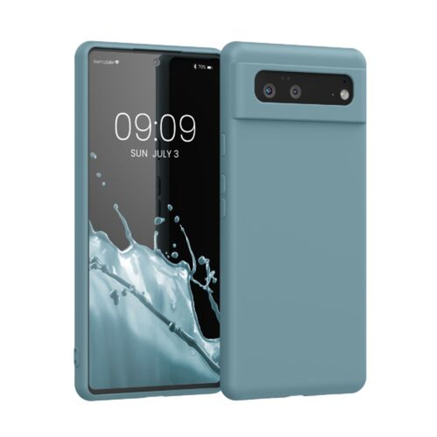 Husa pentru Google Pixel 6, Silicon, Verde, 55865.207, Kwmobile fotografia produsului