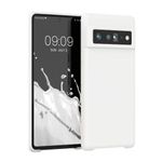 Husa pentru Google Pixel 6 Pro, Silicon, Alb, 55863.48, Kwmobile fotografia produsului