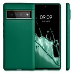 Husa pentru Google Pixel 6 Pro, Silicon, Verde, 55856.170, Kwmobile fotografia produsului View 2 S