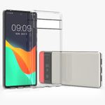 Husa pentru Google Pixel 6 Pro, Silicon, Transparent, 55855.03, Kwmobile fotografia produsului View 4 S