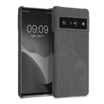 Husa pentru Google Pixel 6 Pro, Textil, Gri, 56945.22, Kwmobile fotografia produsului