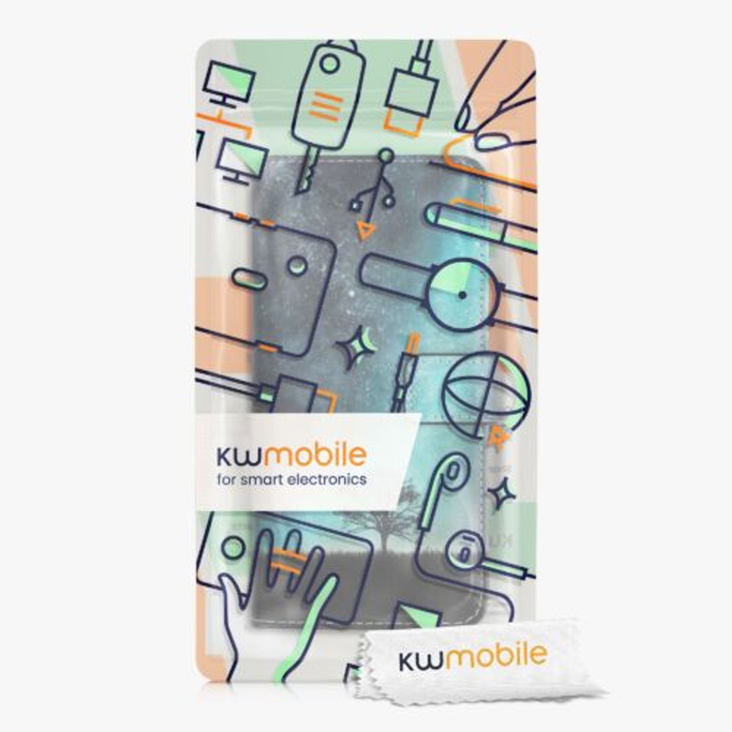 Husa pentru Xiaomi Poco X3 NFC/Poco X3 Pro, Piele ecologica, Multicolor, 54446.04, Kwmobile fotografia produsului View 7 L