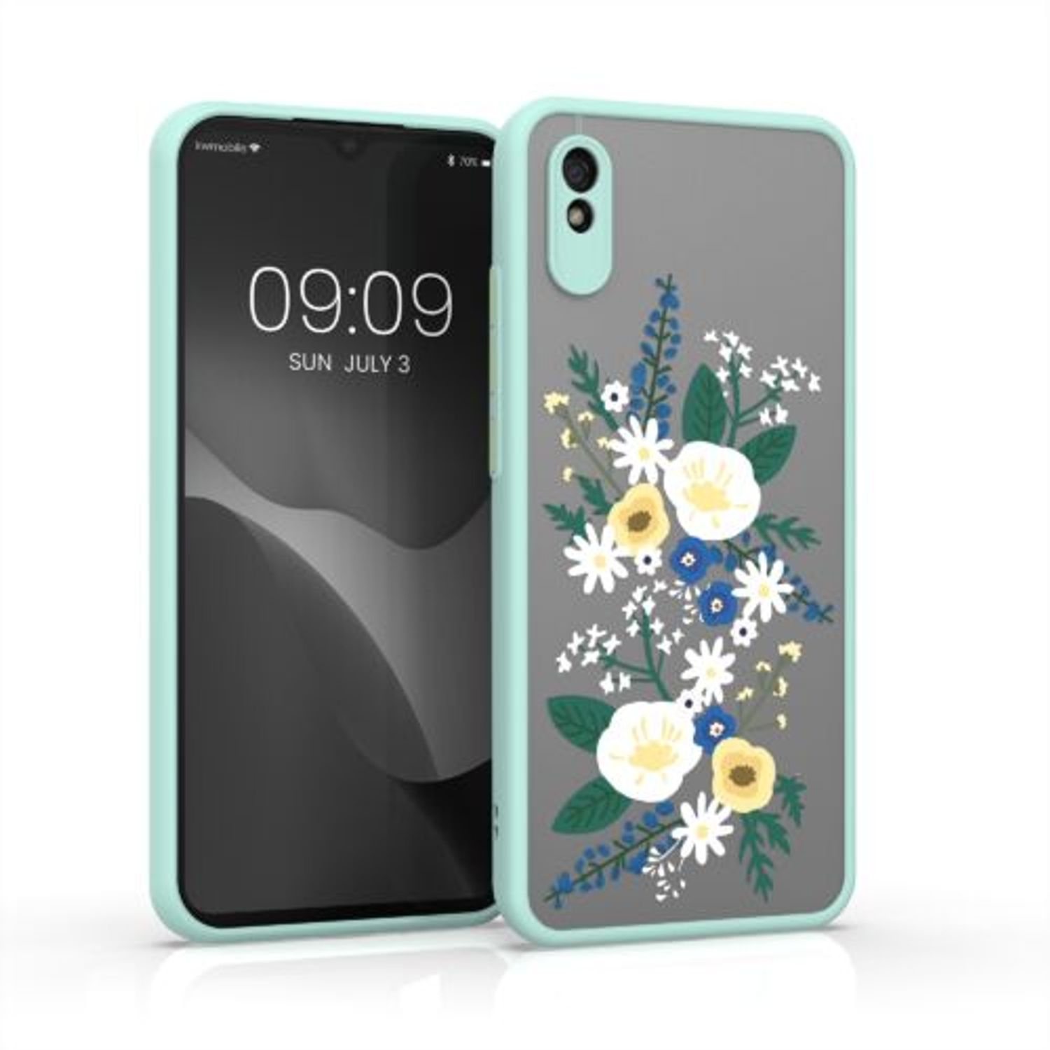 Husa pentru Xiaomi Redmi 9A, Silicon, Multicolor, 56443.01, Kwmobile fotografia produsului