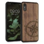 Husa pentru Xiaomi Redmi 9A, Lemn, Maro, 56791.02, Kwmobile fotografia produsului