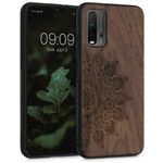 Husa pentru Xiaomi Redmi 9T, Lemn, Maro, 56790.01, Kwmobile fotografia produsului