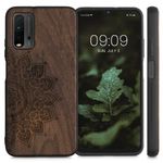 Husa pentru Xiaomi Redmi 9T, Lemn, Maro, 56790.01, Kwmobile fotografia produsului View 2 S