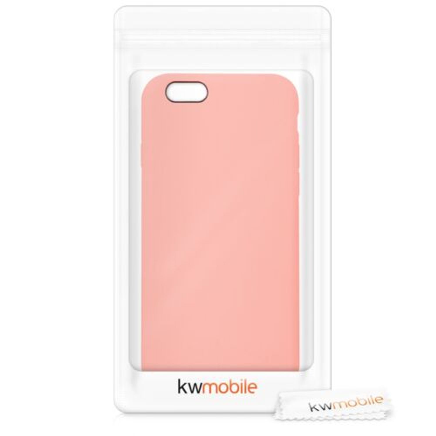 Husa pentru Apple iPhone 6/iPhone 6s, Silicon, Rose Gold, 40223.81 fotografia produsului View 10 L