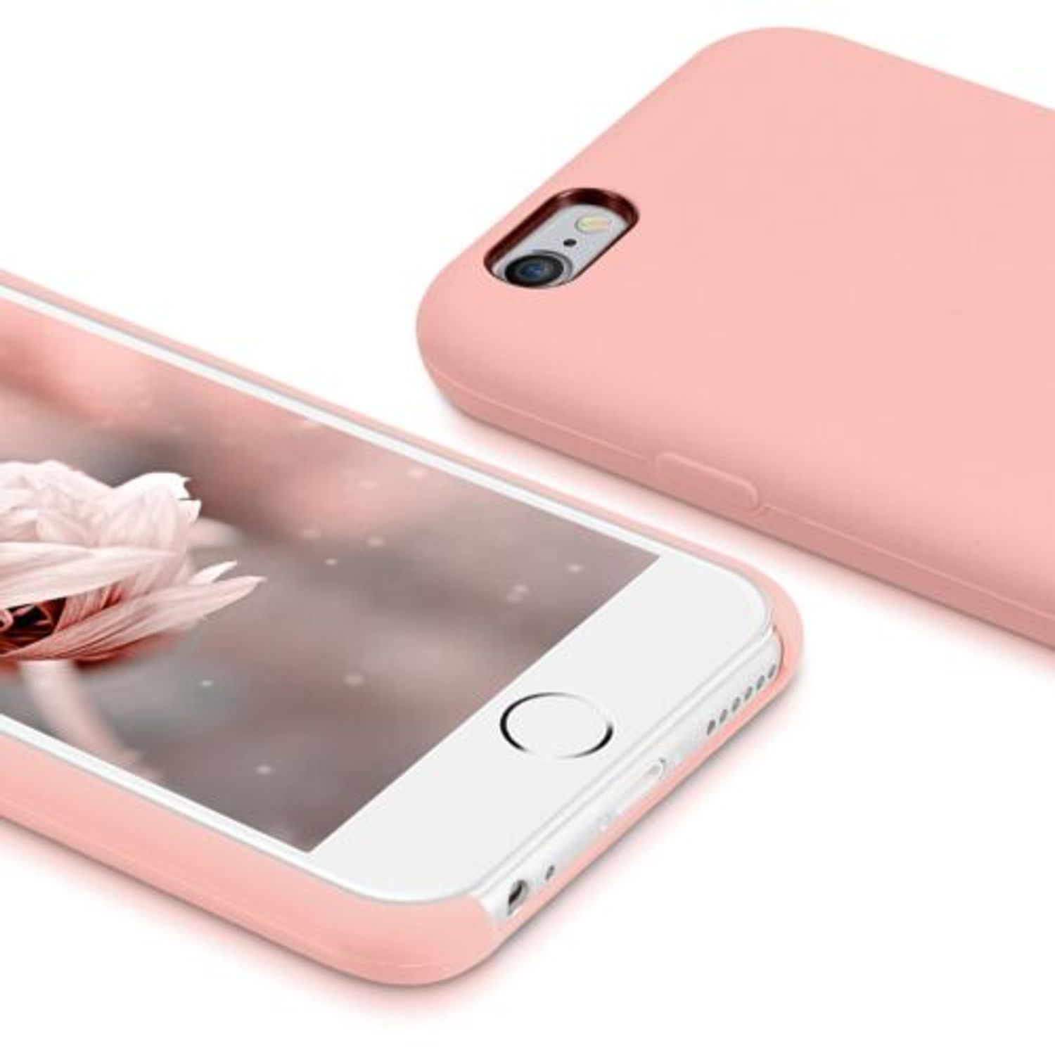 Husa pentru Apple iPhone 6/iPhone 6s, Silicon, Rose Gold, 40223.81 fotografia produsului View 12 L