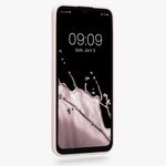 Husa Kwmobile pentru Alcatel 1S (2021), Silicon, Roz, 54466.225 fotografia produsului View 2 S