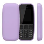 Husa Kwmobile pentru Nokia 105 (2019), Silicon, Mov, 53673.108 fotografia produsului