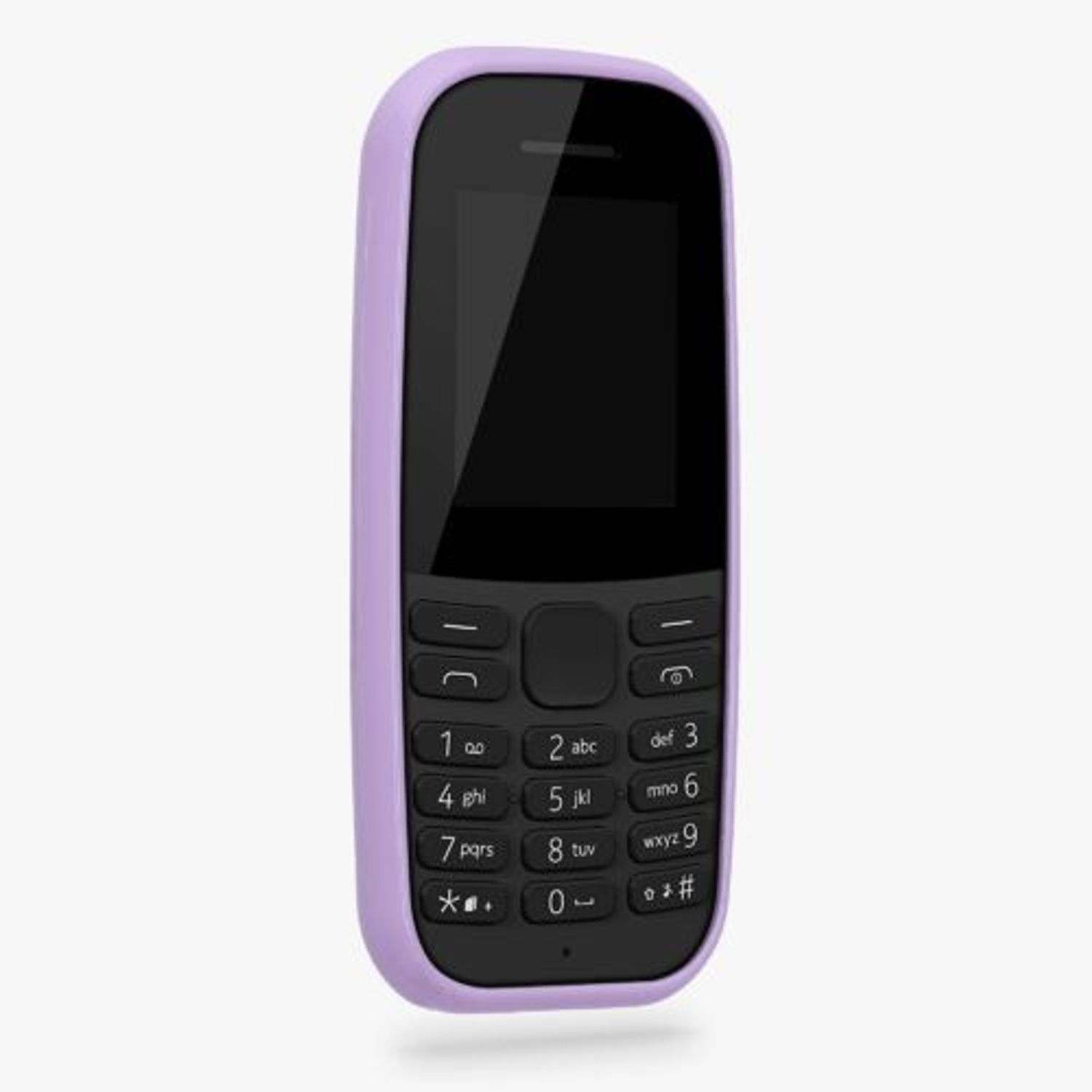 Husa Kwmobile pentru Nokia 105 (2019), Silicon, Mov, 53673.108 fotografia produsului View 2 L